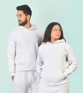 Hoodie - Heather White