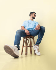 Enlyte Branded Oversized Tee | Blue