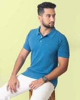 Polo Shirt | Azure