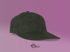 Suede Cap - Military Green