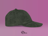 Suede Cap - Military Green
