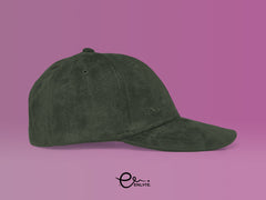 Suede Cap - Military Green