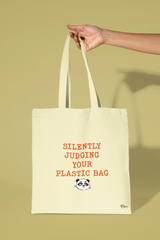 Tote Bag - Silently Judging