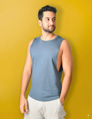 Men Tank Top - Blue