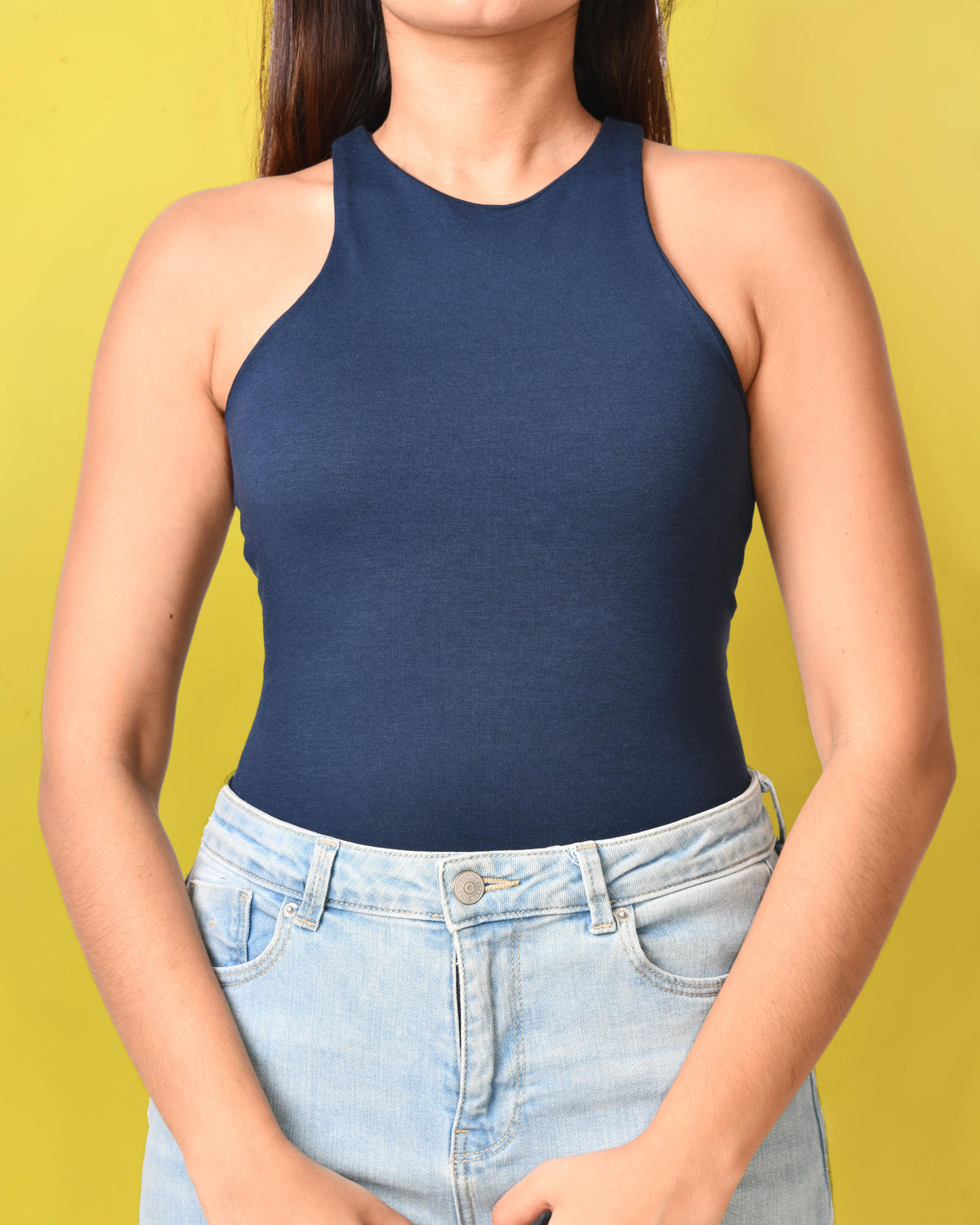 High Neck Bodysuit