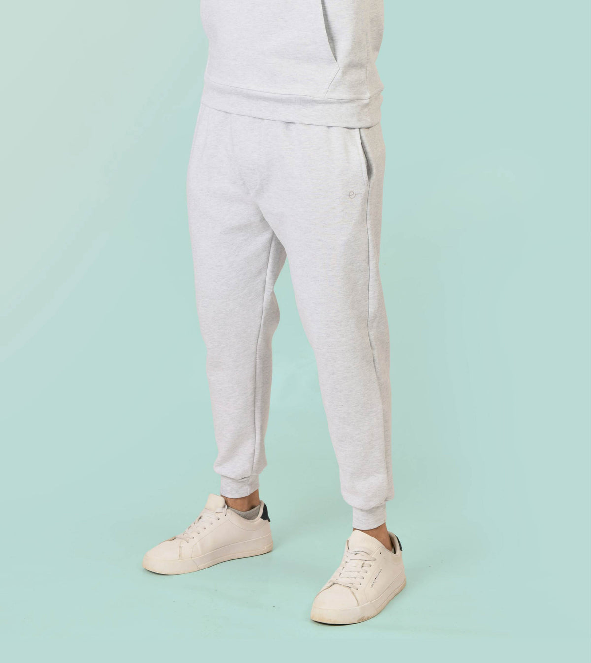 Jogger- Heather White