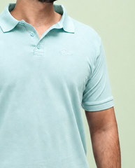 Polo Shirt | Pale Turquoise