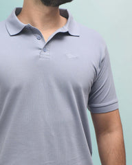 Polo Shirt | Sky Grey