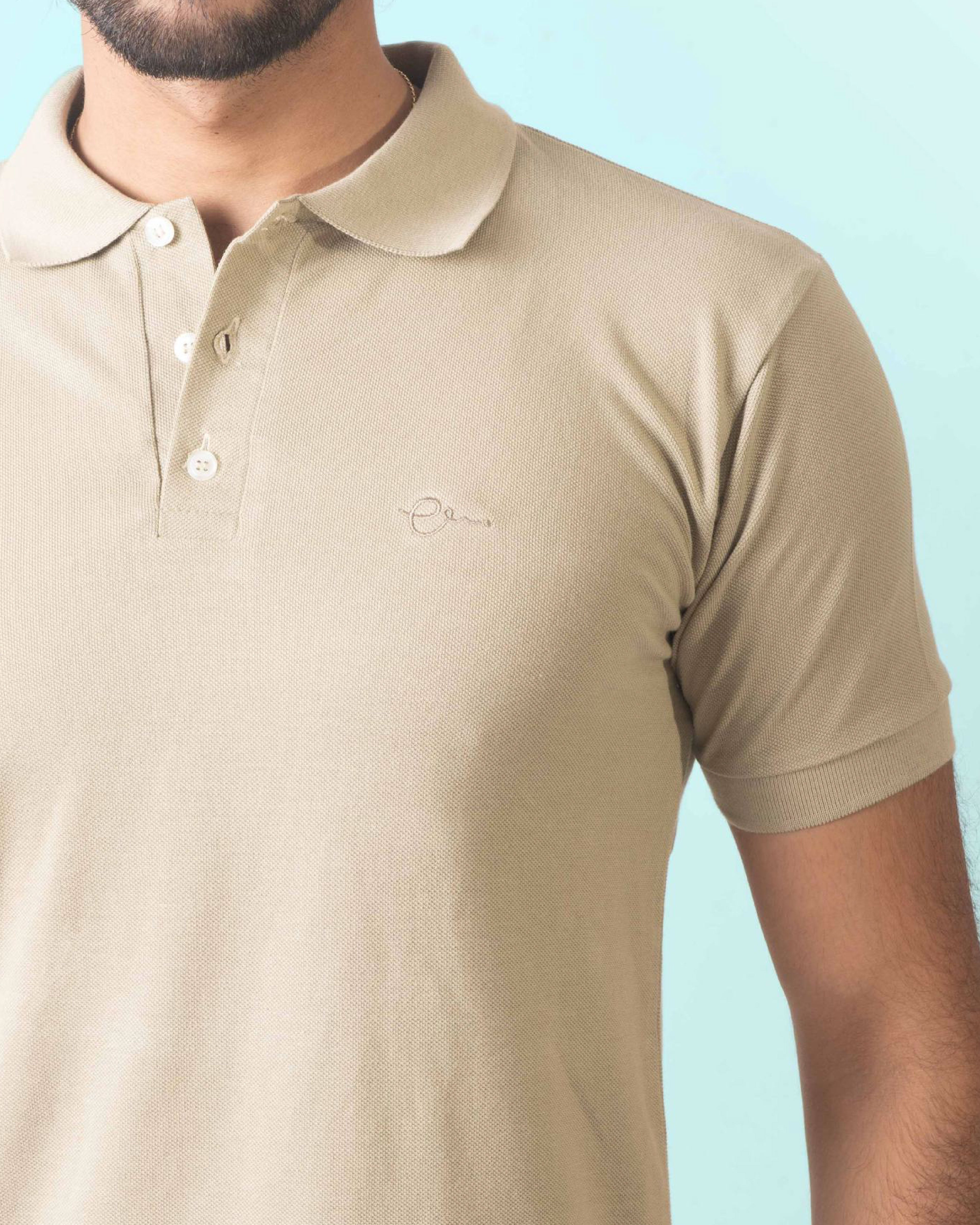 Polo Shirt | Light Khaki