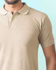 Polo Shirt | Light Khaki
